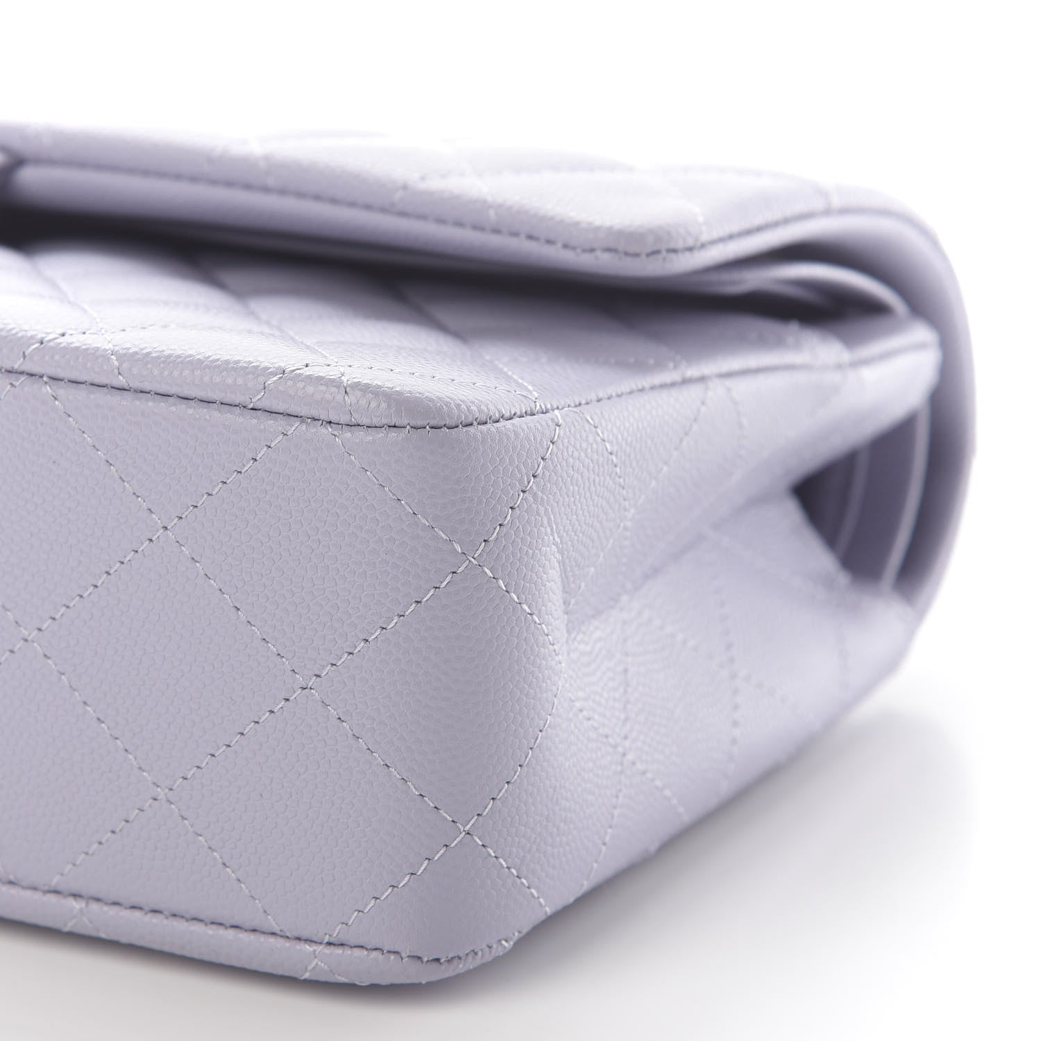 Chanel Caviar Quilted Medium Double Flap Light Purple 8 of 8