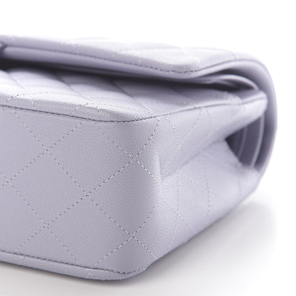 Chanel Caviar Quilted Medium Double Flap Light Purple 8 of 8