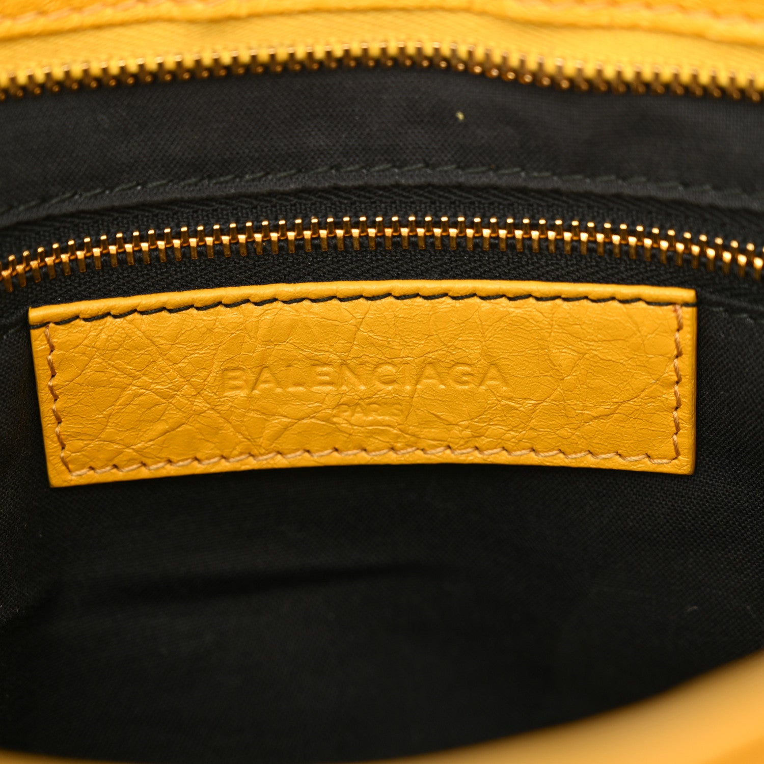 Balenciaga Agneau Classic Silver Hardware S City Jaune Epi 7 of 17