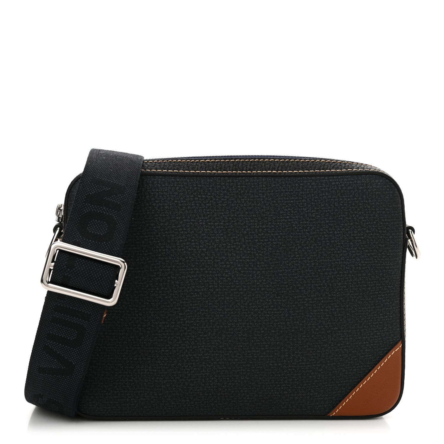 Louis Vuitton Taurillon Trio Messenger Denim Blue 1 of 9