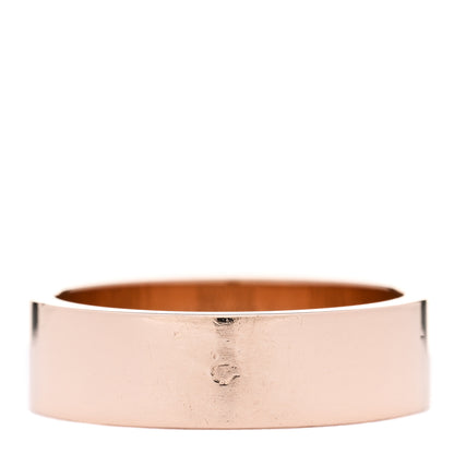 Hermes 18K Rose Gold Diamond PM Kelly Ring 48 4.5 3 of 5