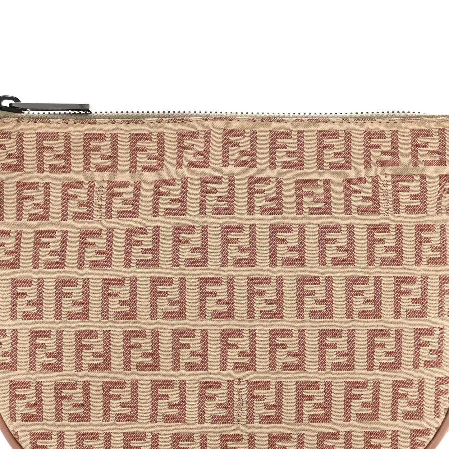 Zucchino Vitello Pochette Beige Bruciato Bois de Rose