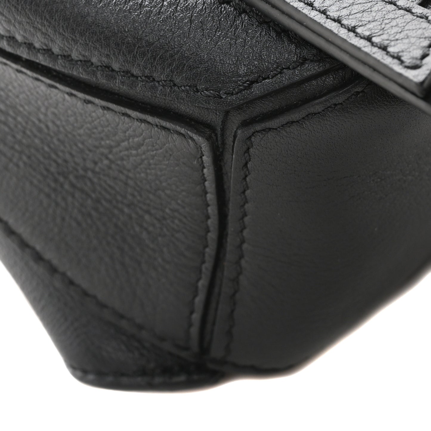 Calfskin Mini Puzzle Bumbag Black