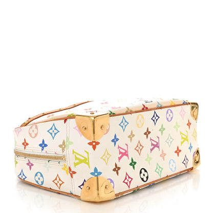 Louis Vuitton LOUIS VUITTON Monogram Multicolor Trouville White 4 of 12