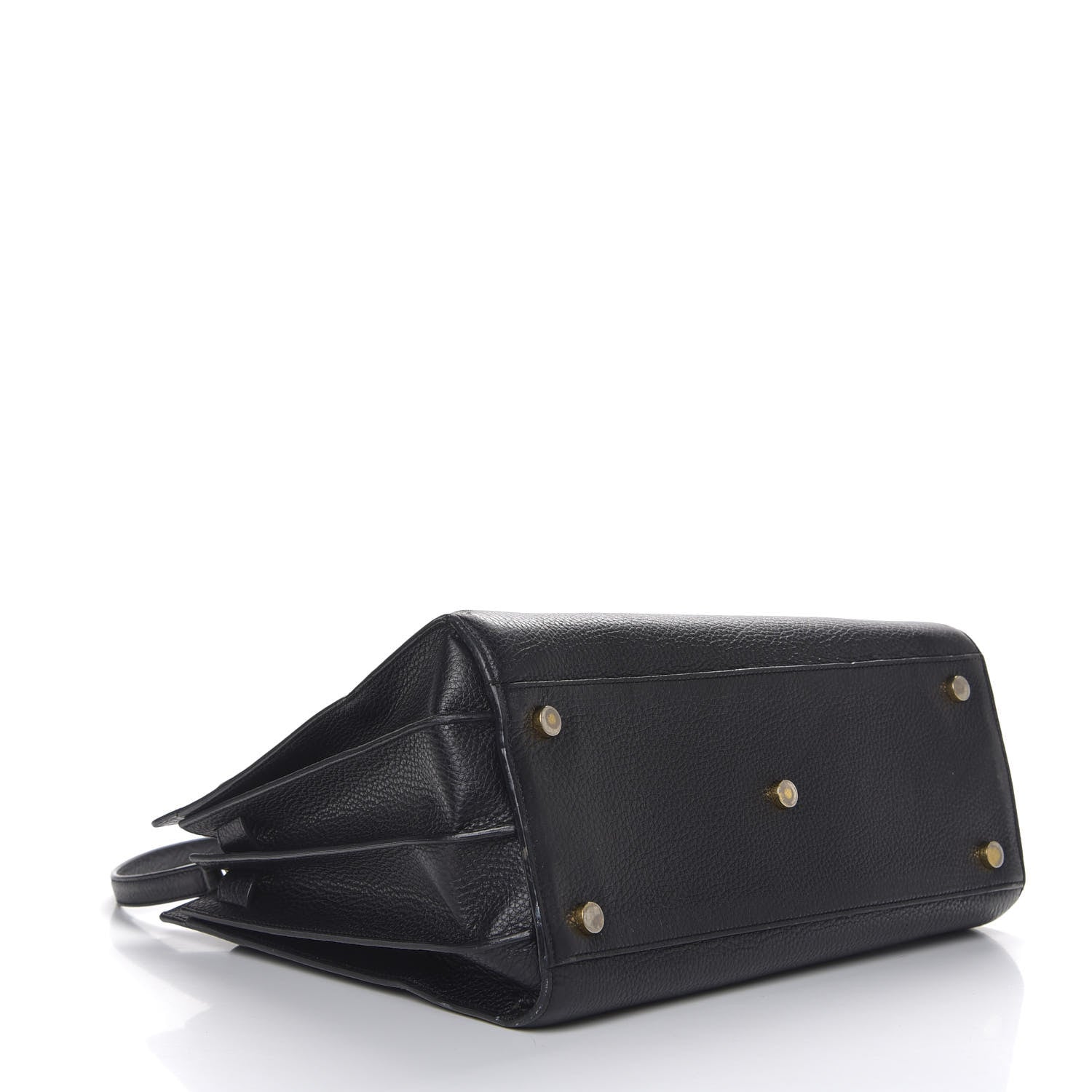 Saint Laurent Grained Calfskin Small Sac De Jour Black 3 of 10