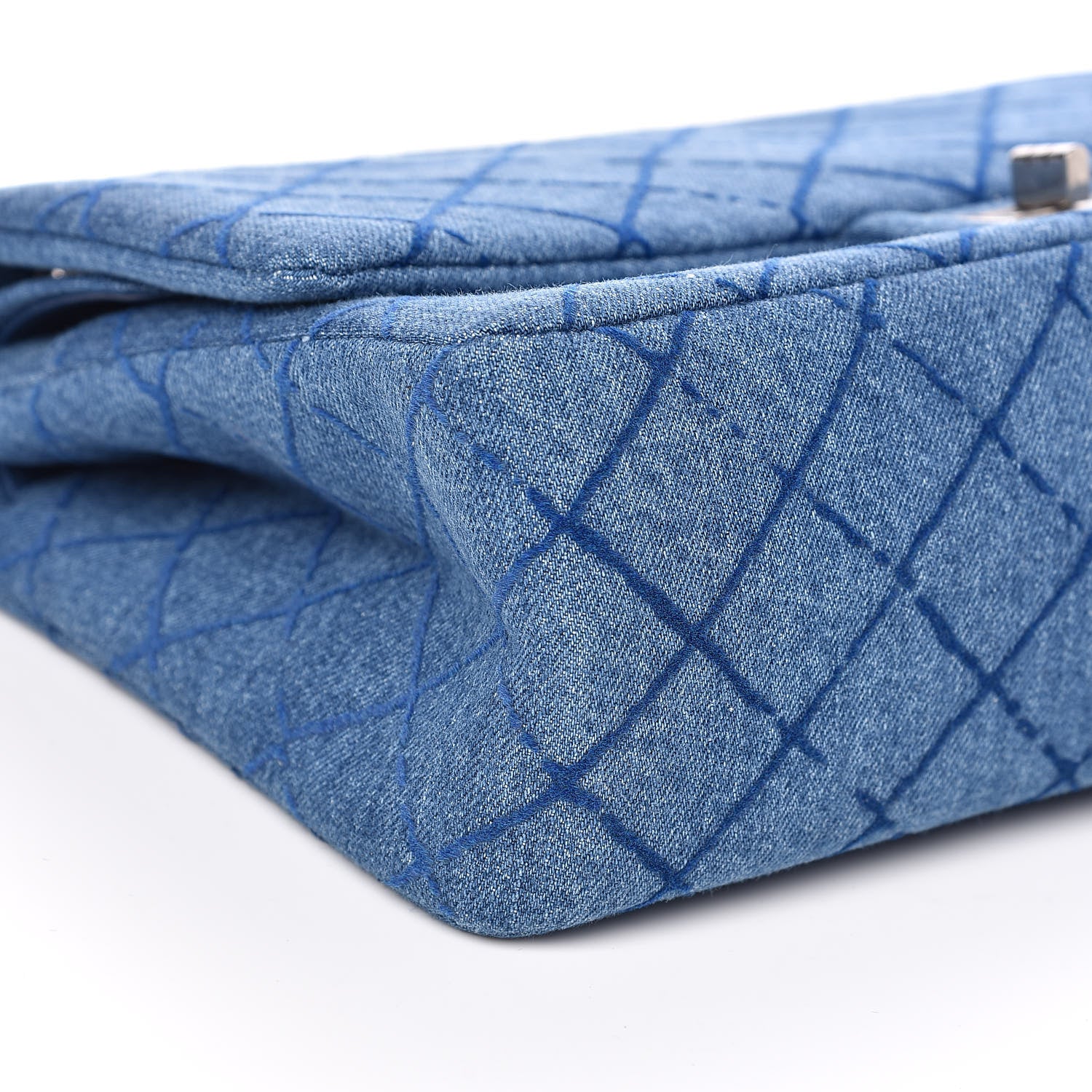 Chanel Denim Quilted 2.55 Reissue 226 Flap Blue 8 of 10