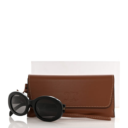 Celine Acetate Triomphe 01 Sunglasses CL 40194U Black 7 of 7