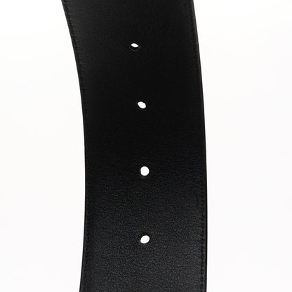 Saint Laurent Calfskin Cabochon Belt 80 32 Black 5 of 5