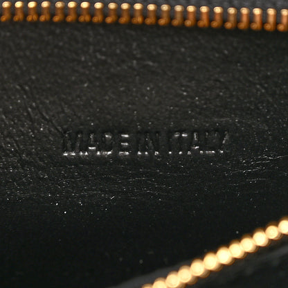Balenciaga Shiny Calfskin Crocodile Embossed Small Hourglass Top Handle Bag Black 7 of 13