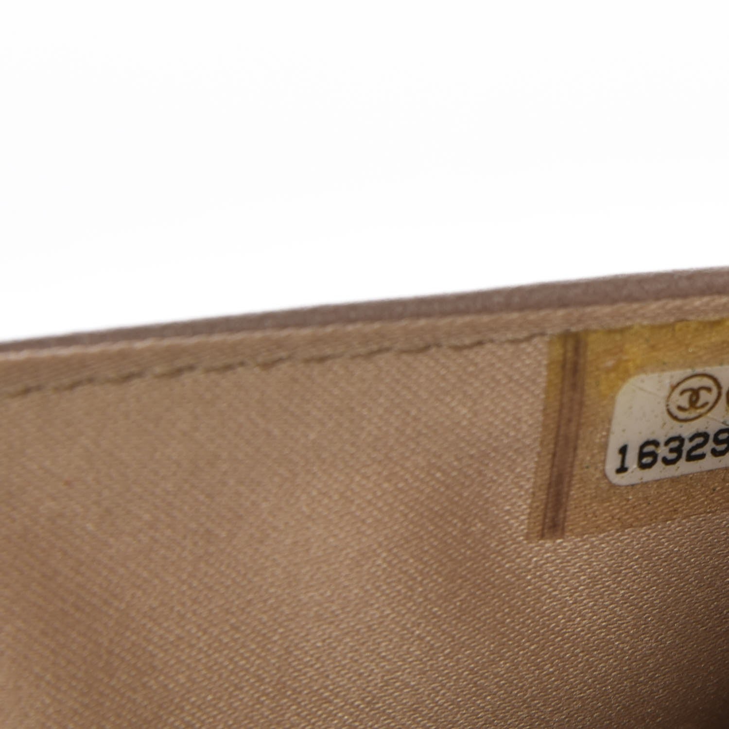 Chanel Lambskin Camellia Embossed Wallet on Chain WOC Beige 8 of 10