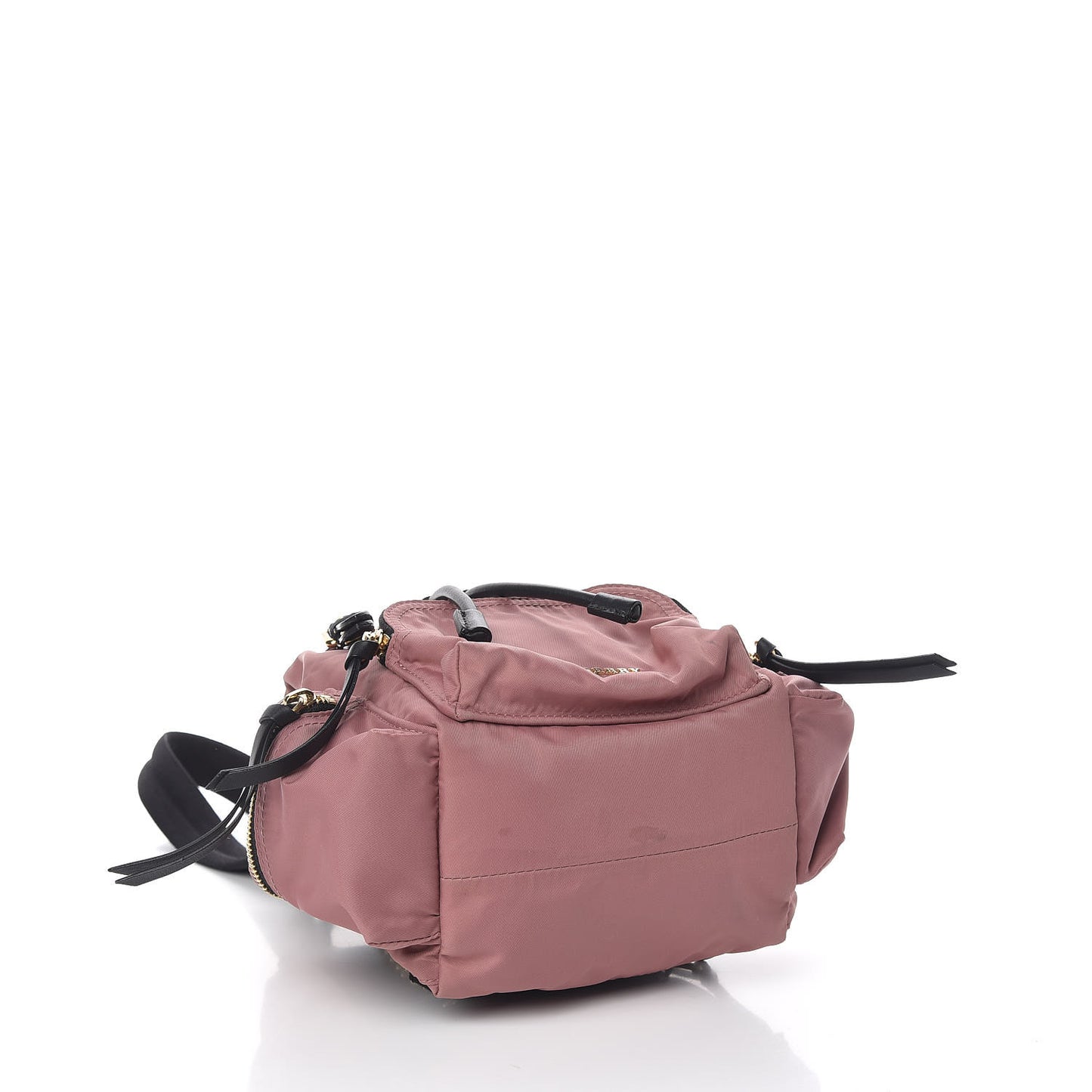 Nylon Small Rucksack Backpack Mauve Pink
