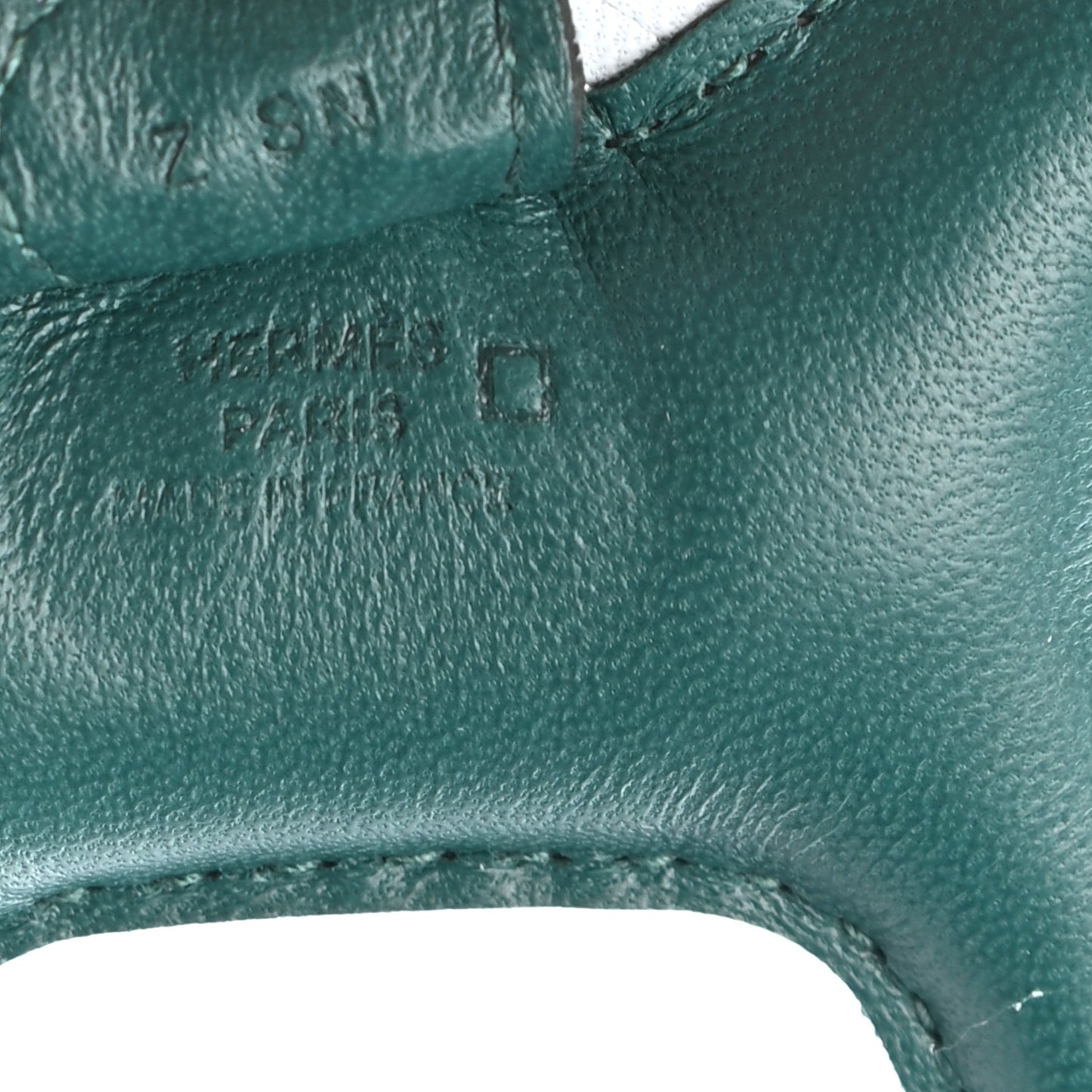 Milo Lambskin Matte Alligator Touch Grigri Rodeo Horse Bag Charm PM Malachite Menthe Bleu Brume Very Jade