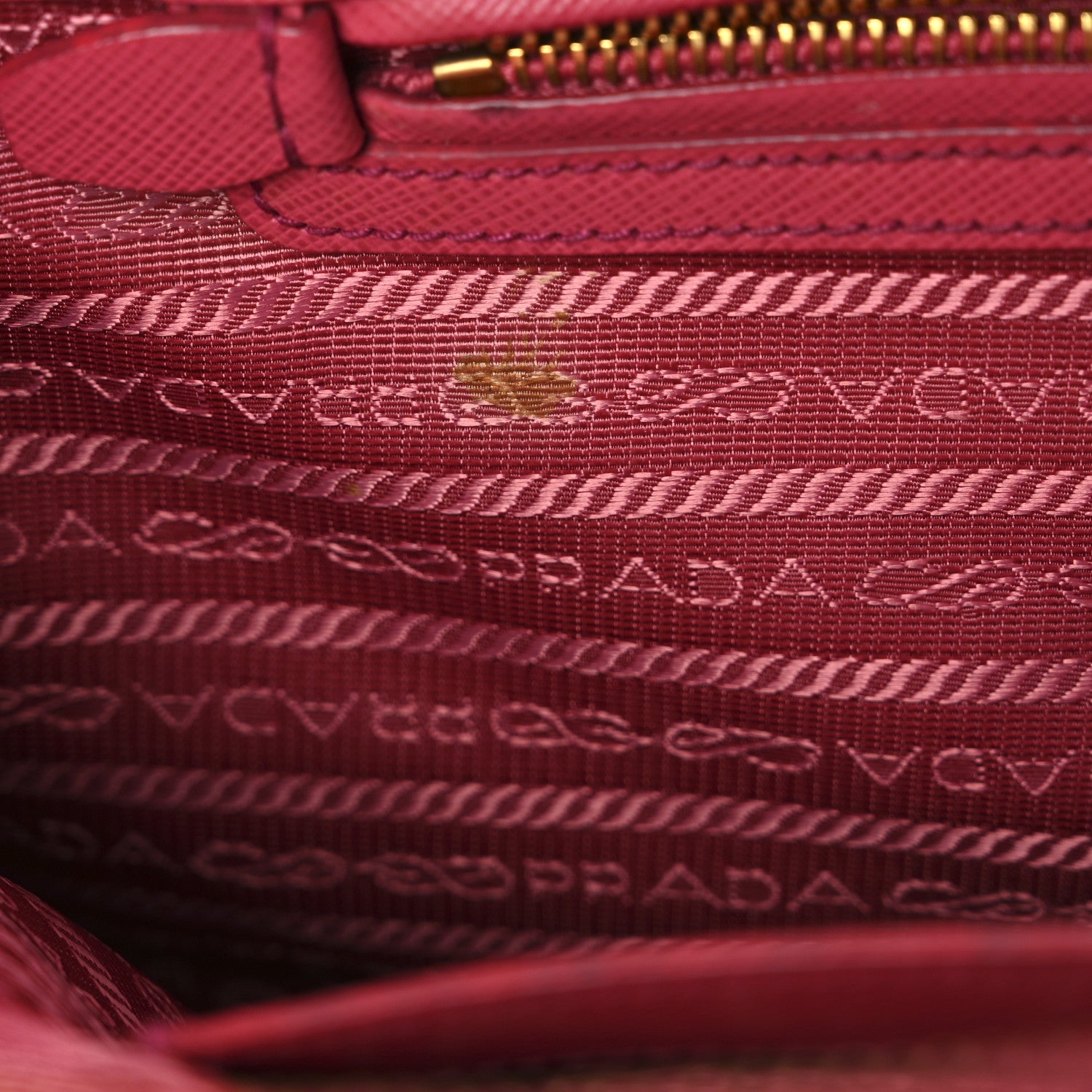 Prada Saffiano Medium Galleria Double Zip Tote Peonia 11 of 13