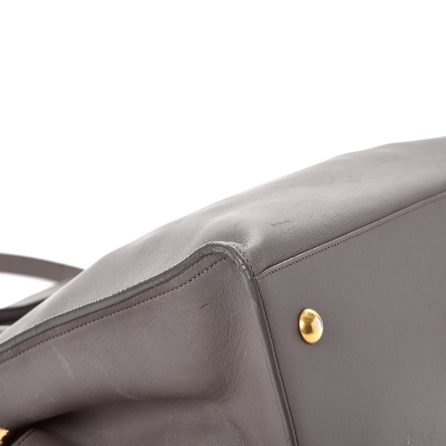 Saint Laurent Calfskin Small Classic Y Cabas Fog 20 of 23