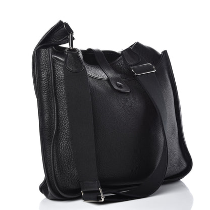 Hermes Taurillon Clemence Evelyne III TGM Black 3 of 16