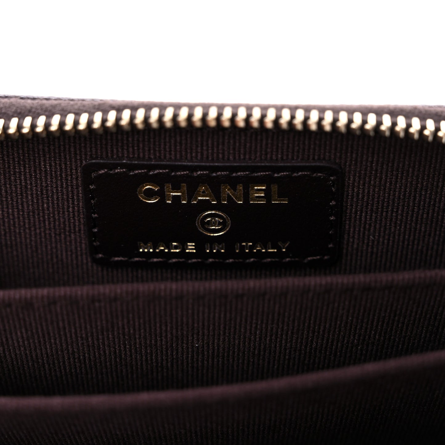 Caviar Quilted Zip Coin Purse Burgundy