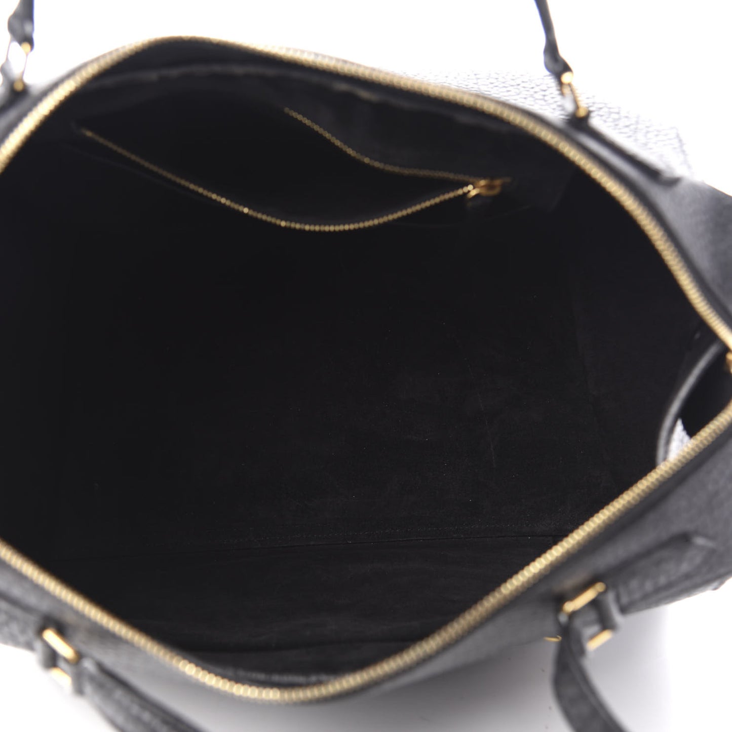 Bullhide Calfskin Medium Ring Bag Black