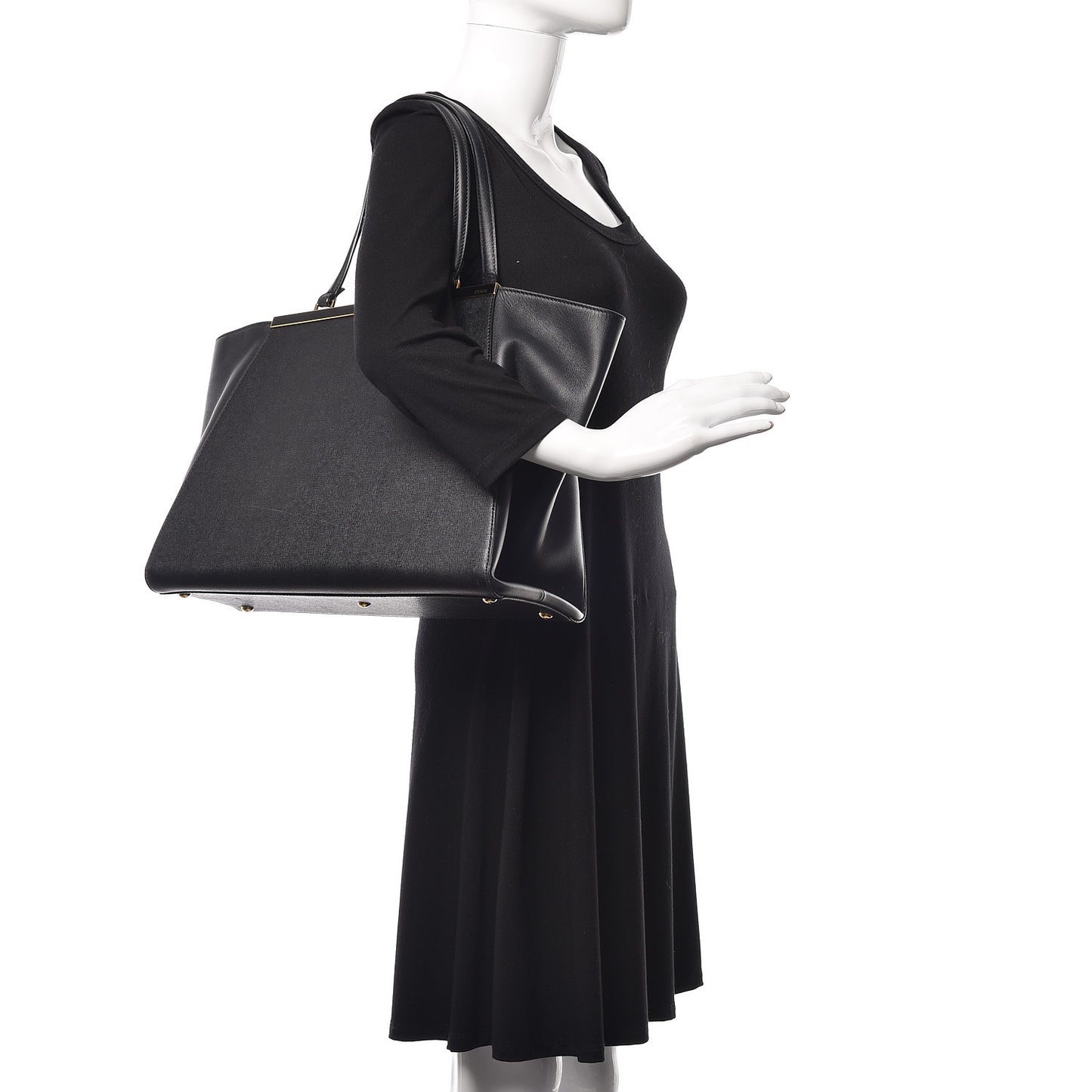 Vitello Elite Large 3Jours Tote Black