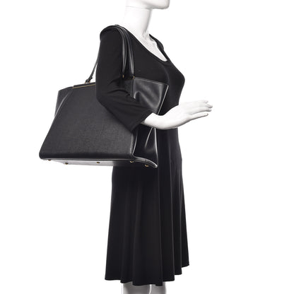 Fendi Vitello Elite Large 3Jours Tote Black 2 of 10
