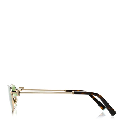 Tiffany Metal T Oval Sunglasses TF3115 Gold Green 3 of 8