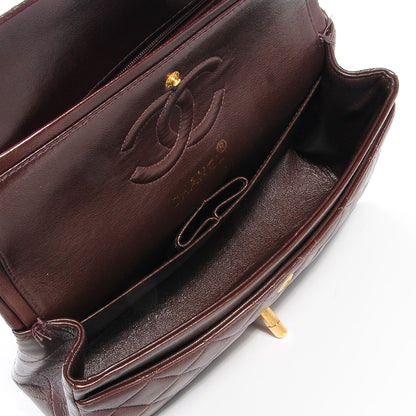 Chanel Lambskin Quilted Small Double Flap Bag Brown 6 of 9