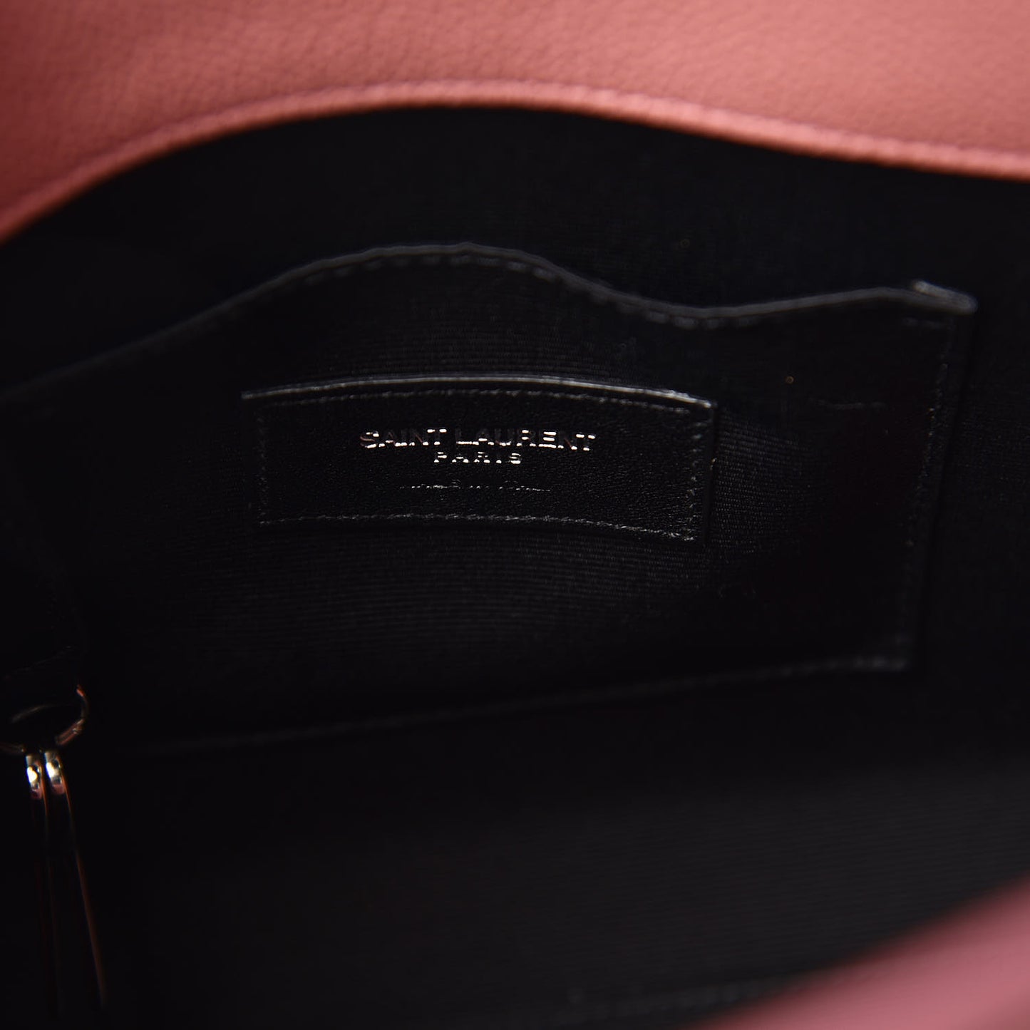 Grained Calfskin Baby Sac De Jour Dark Rose