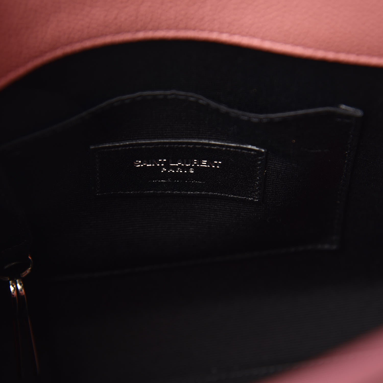 Saint Laurent Grained Calfskin Baby Sac De Jour Dark Rose 10 of 11