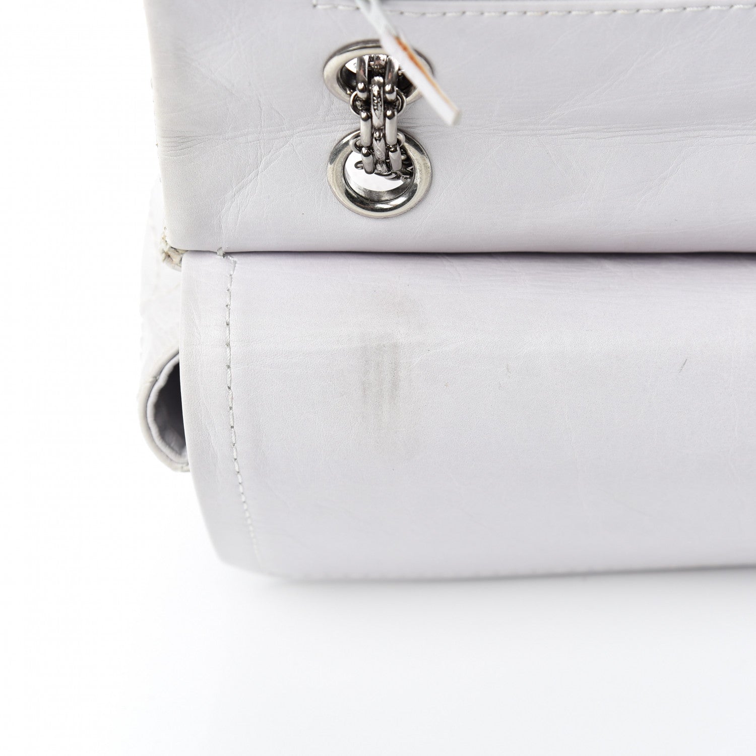 Chanel Aged Calfskin 50th Anniversary 2.55 Reissue 227 White 17 of 19