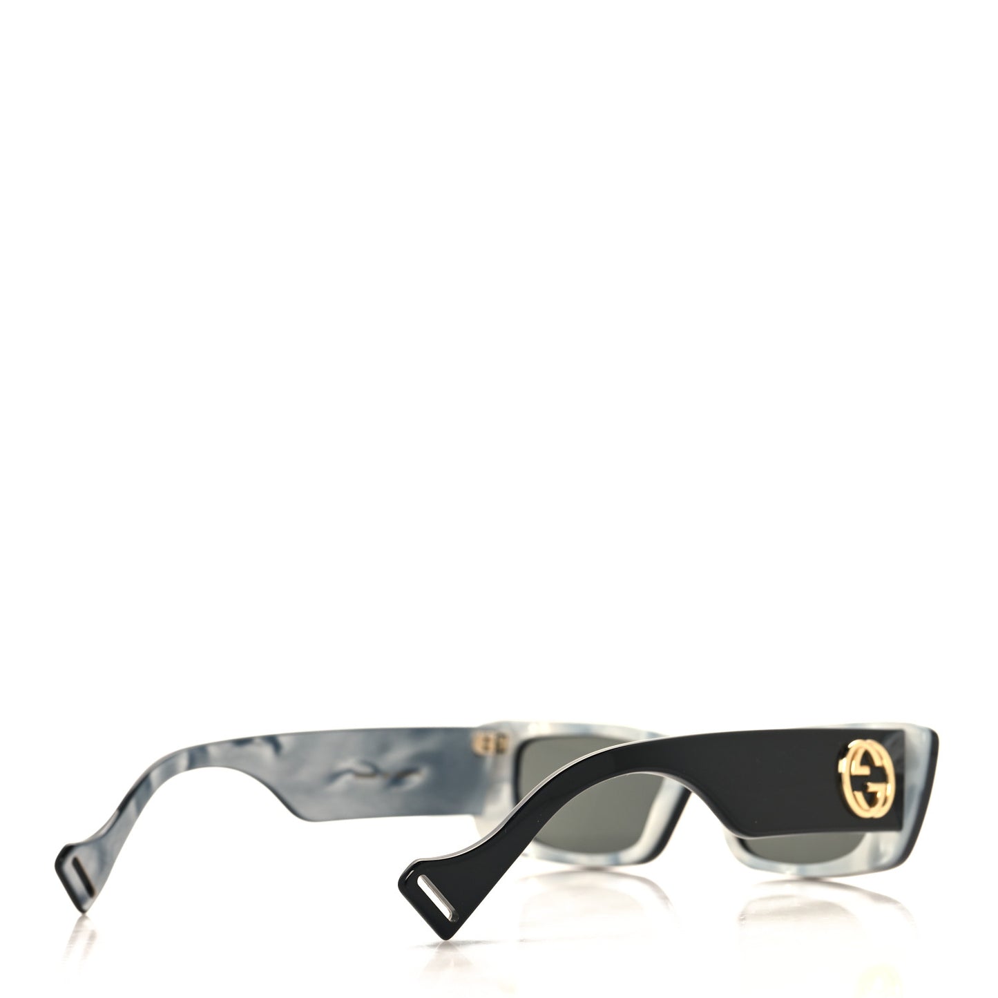 Acetate Rectangular Sunglasses GG0516S Black