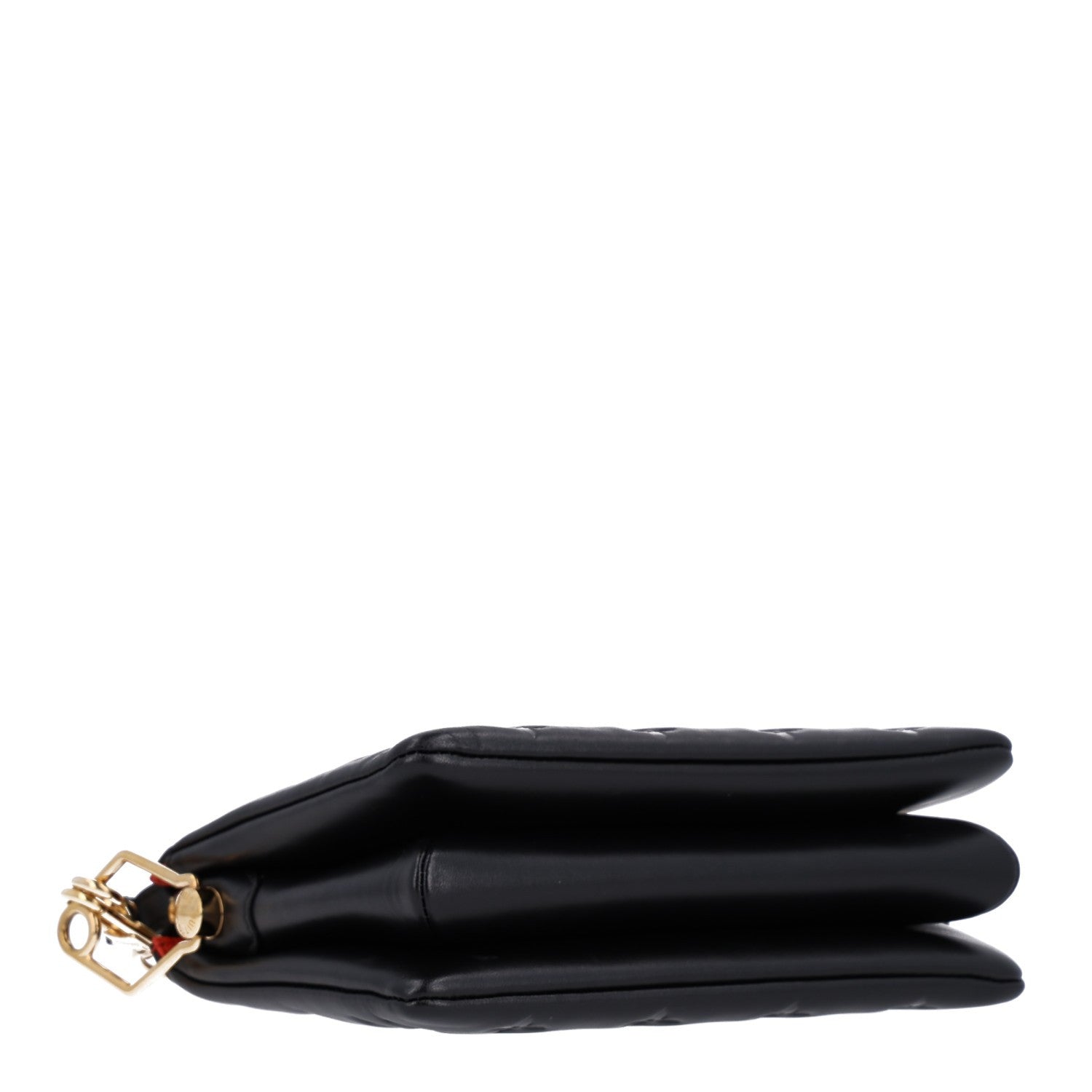 Louis Vuitton Lambskin Embossed Monogram Coussin BB Black 4 of 9