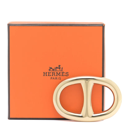 Hermes Permabrass Chaine D'Ancre Scarf Ring 4 of 4