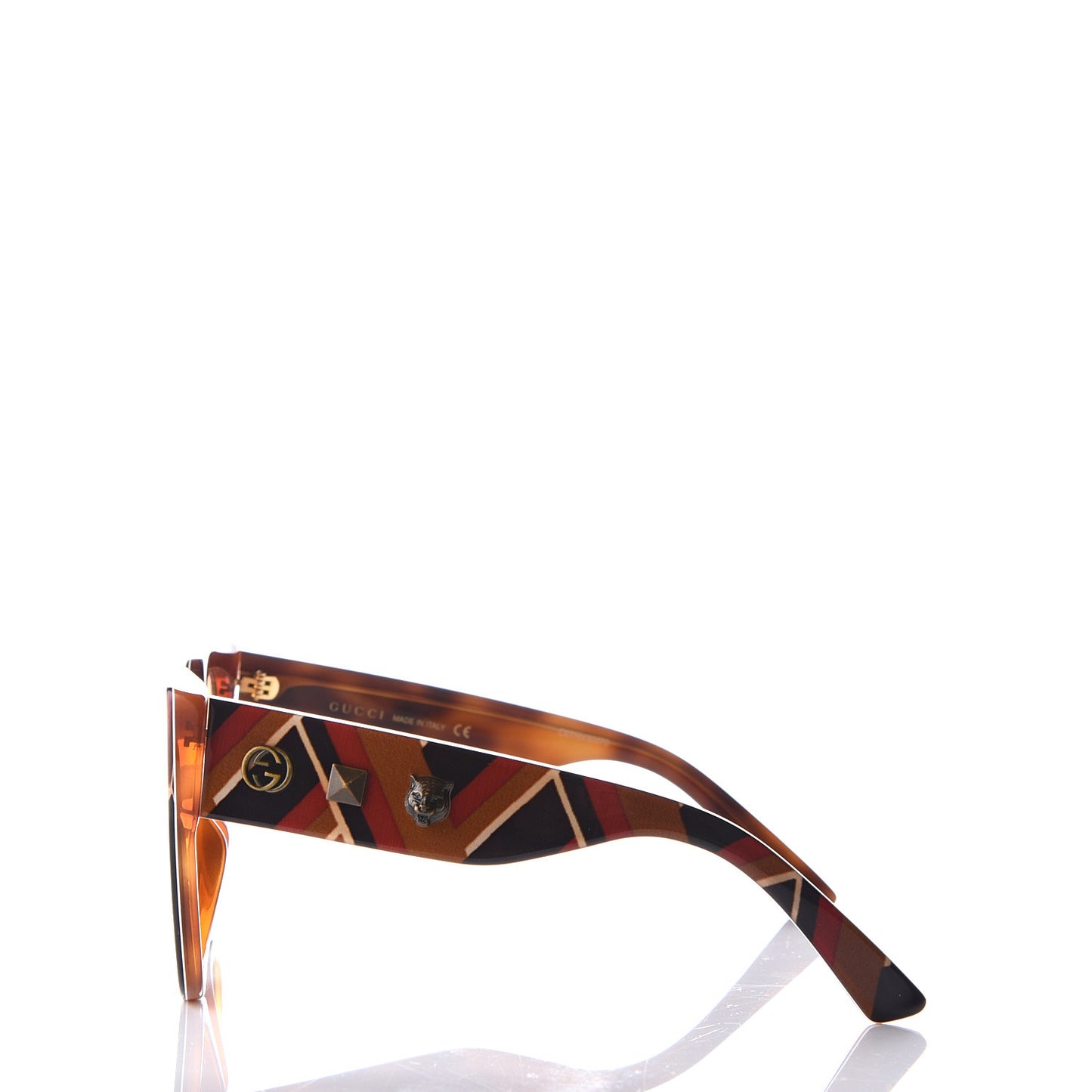 Acetate Square Frame Sunglasses GG0059S Multicolor