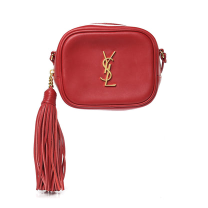 Saint Laurent Nappa Monogram Blogger Bag New Red 1 of 11