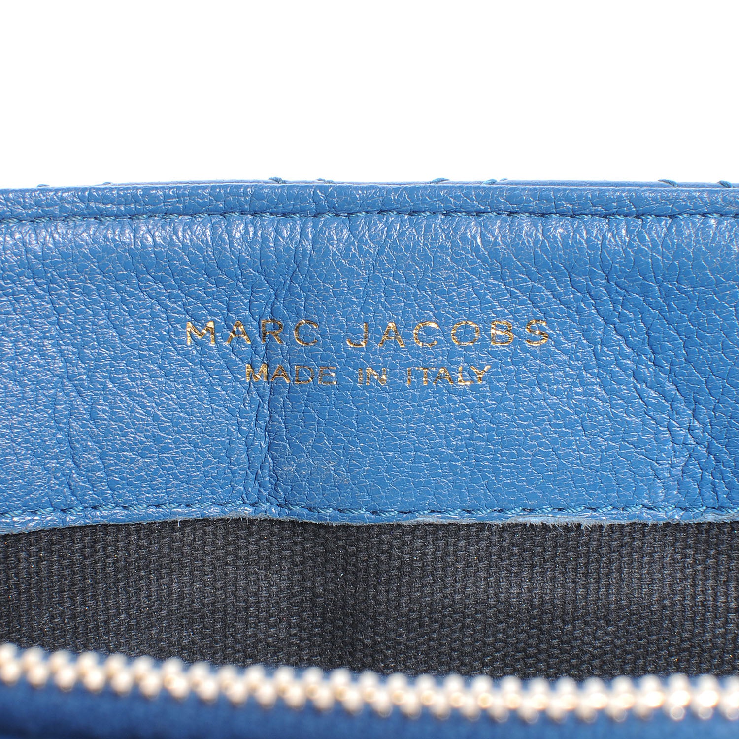 Marc Jacobs Leather Baroque Single Flap Blue 6 of 7