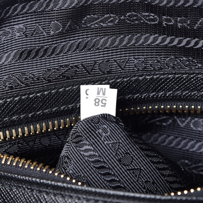Prada Saffiano Lux Bowler Black 9 of 13