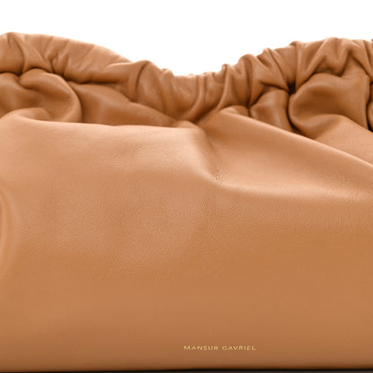 Mansur Gavriel Lambskin Cloud Clutch Caramel 7 of 11