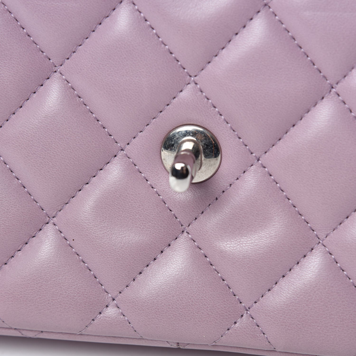 Chanel Lambskin Quilted Jumbo Double Flap Light Pink 9 of 15