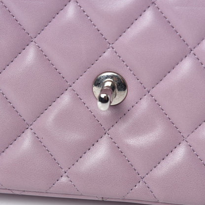Chanel Lambskin Quilted Jumbo Double Flap Light Pink 9 of 15