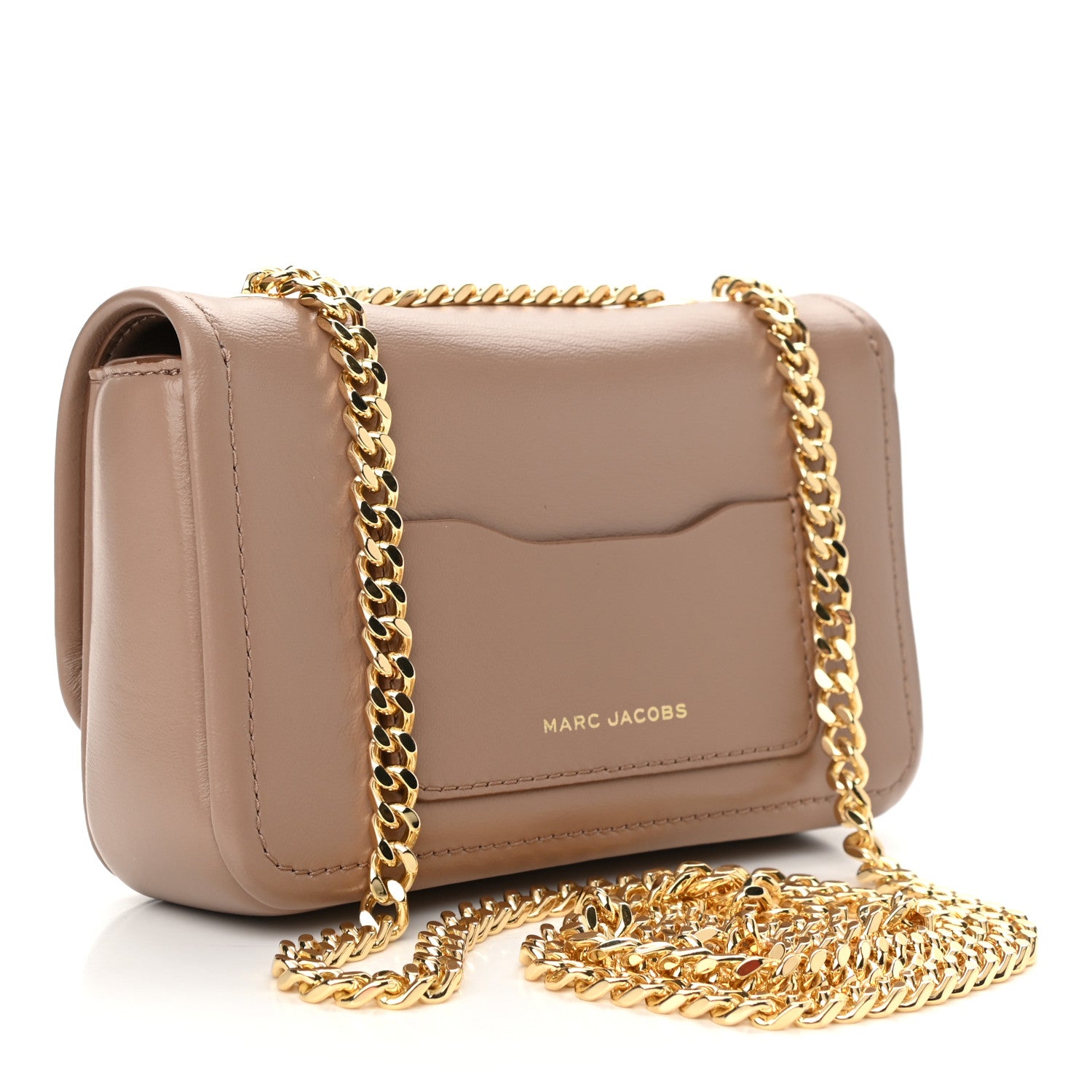 Marc Jacobs Lambskin Mini The Glam Shot Bag Dusty Beige 3 of 10