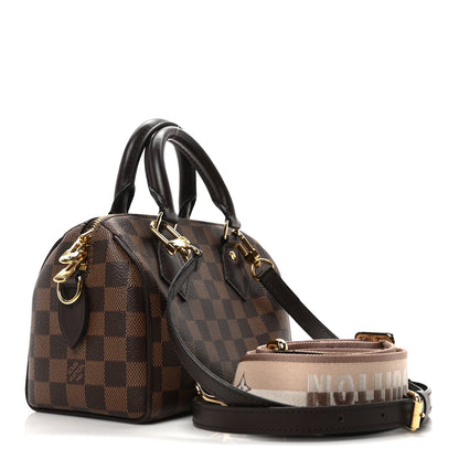 Louis Vuitton Damier Ebene Speedy Bandouliere 20 3 of 9