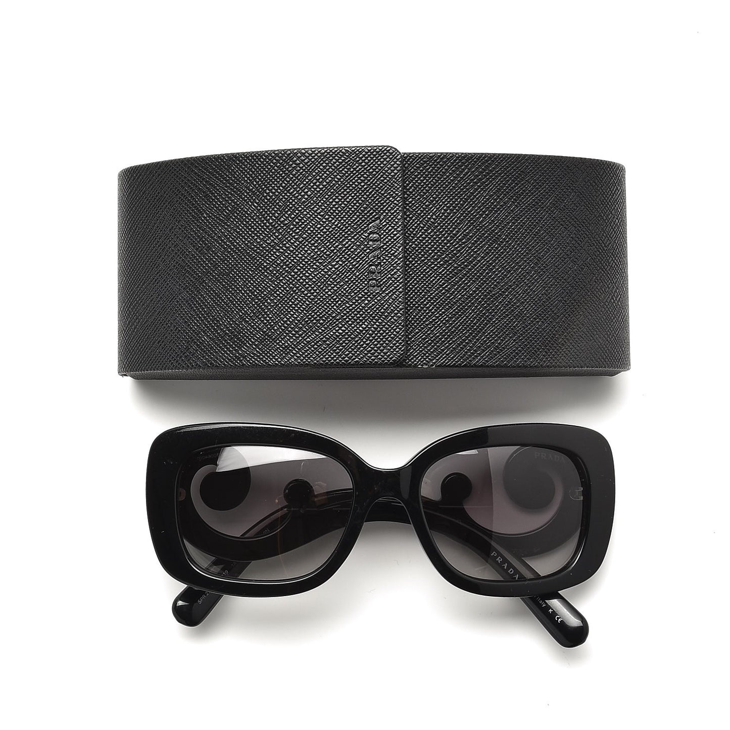 Acetate Baroque Sunglasses SPR 27O Black