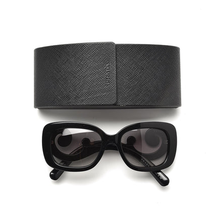Prada Acetate Baroque Sunglasses SPR 27O Black 8 of 8