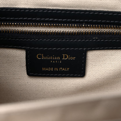 Christian Dior Oblique Flap Bag Navy Blue 6 of 12