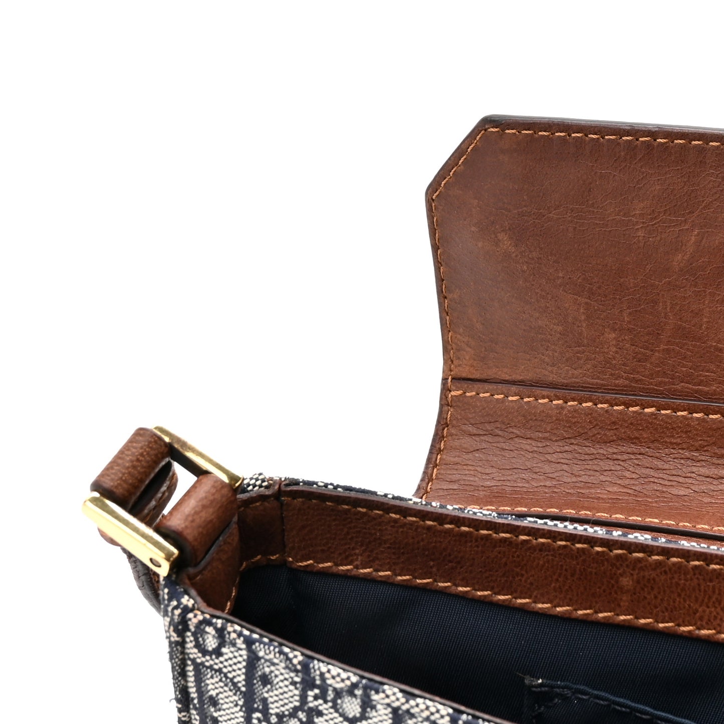 Monogram Trotter Street Chic Shoulder Bag Blue Brown
