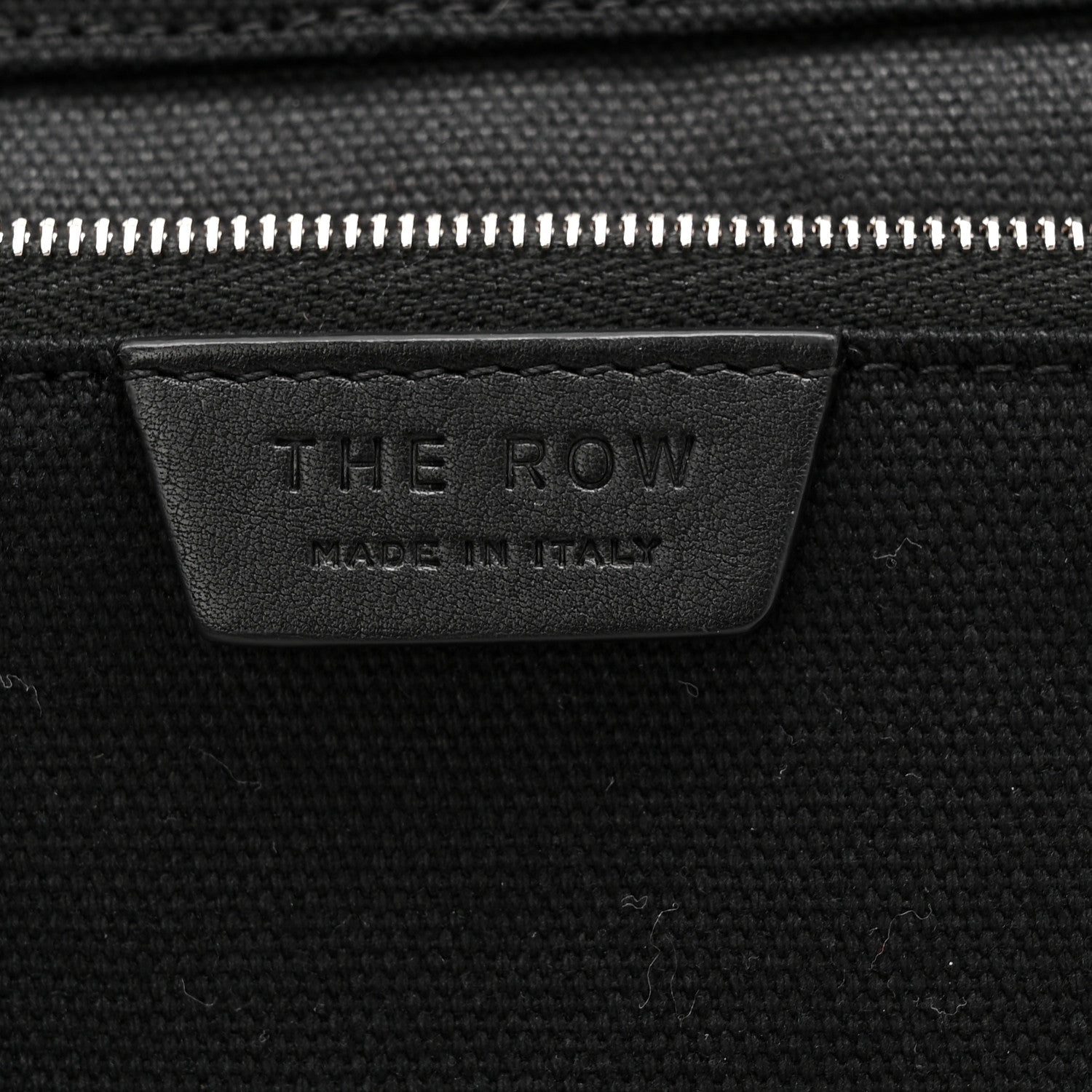 The Row Cotton Twill East West Idaho Tote Black 6 of 9