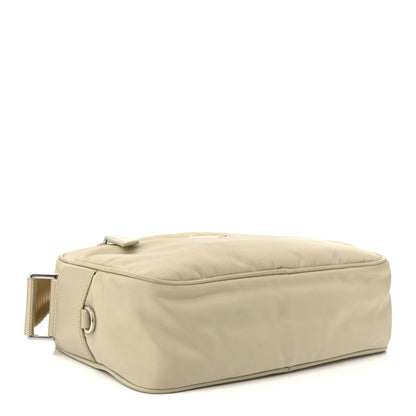 Prada Re-Nylon Vela Saffiano Pocket Double Zip Shoulder Bag Deserto 4 of 10