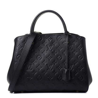 Louis Vuitton Empreinte Montaigne MM Black 1 of 4