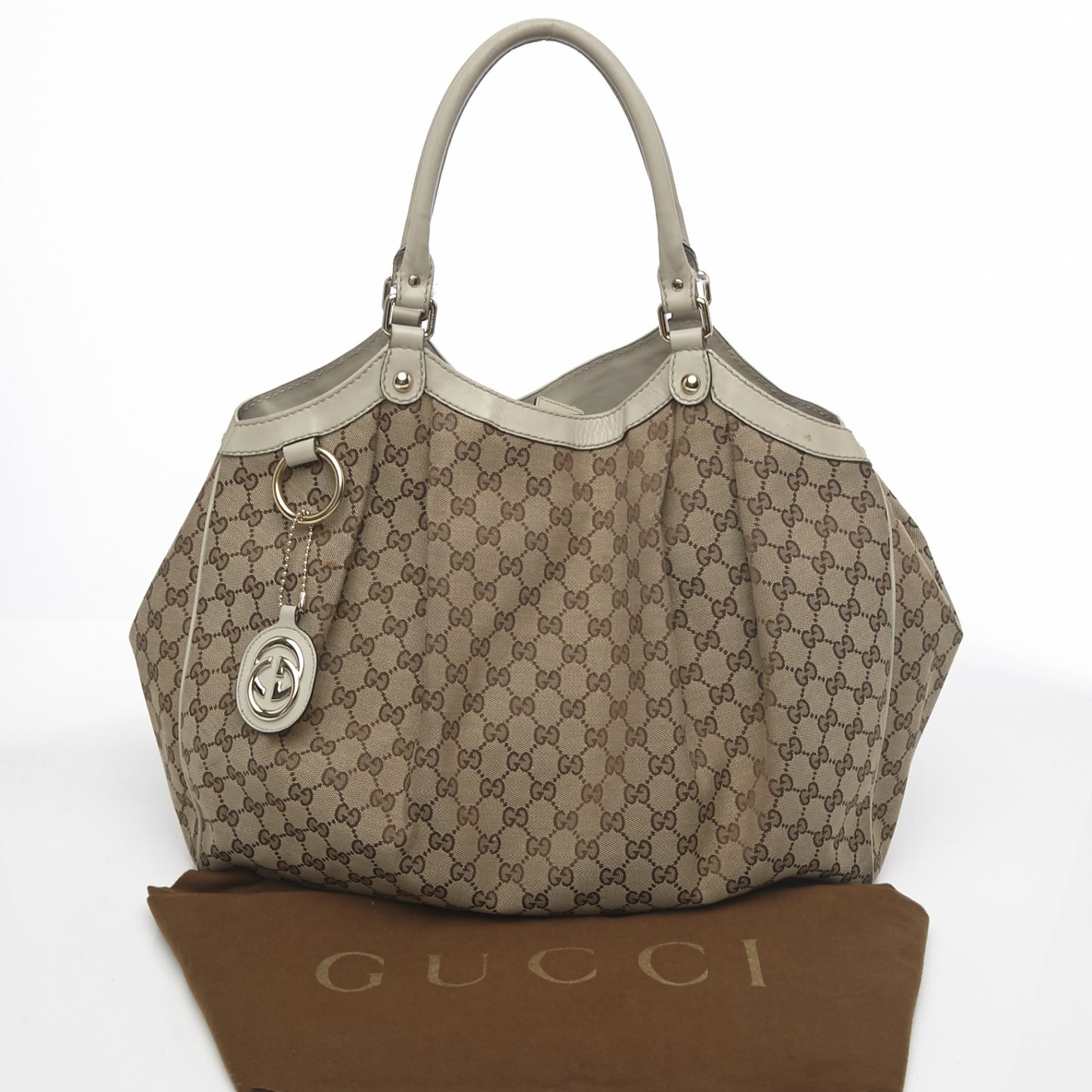 Monogram Large Sukey Tote Off White