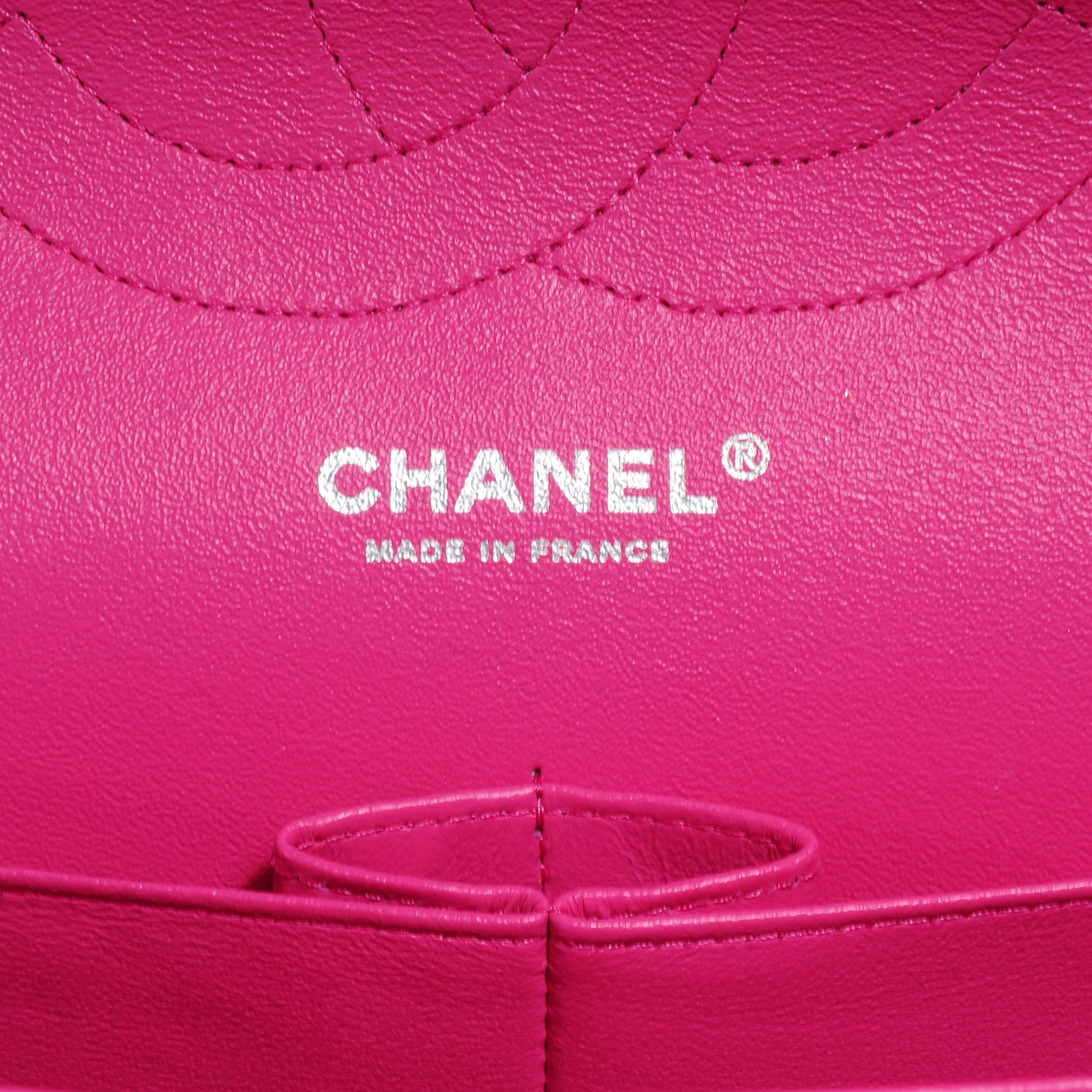 Chanel Iridescent Caviar Jumbo Double Flap Hot Pink 7 of 9