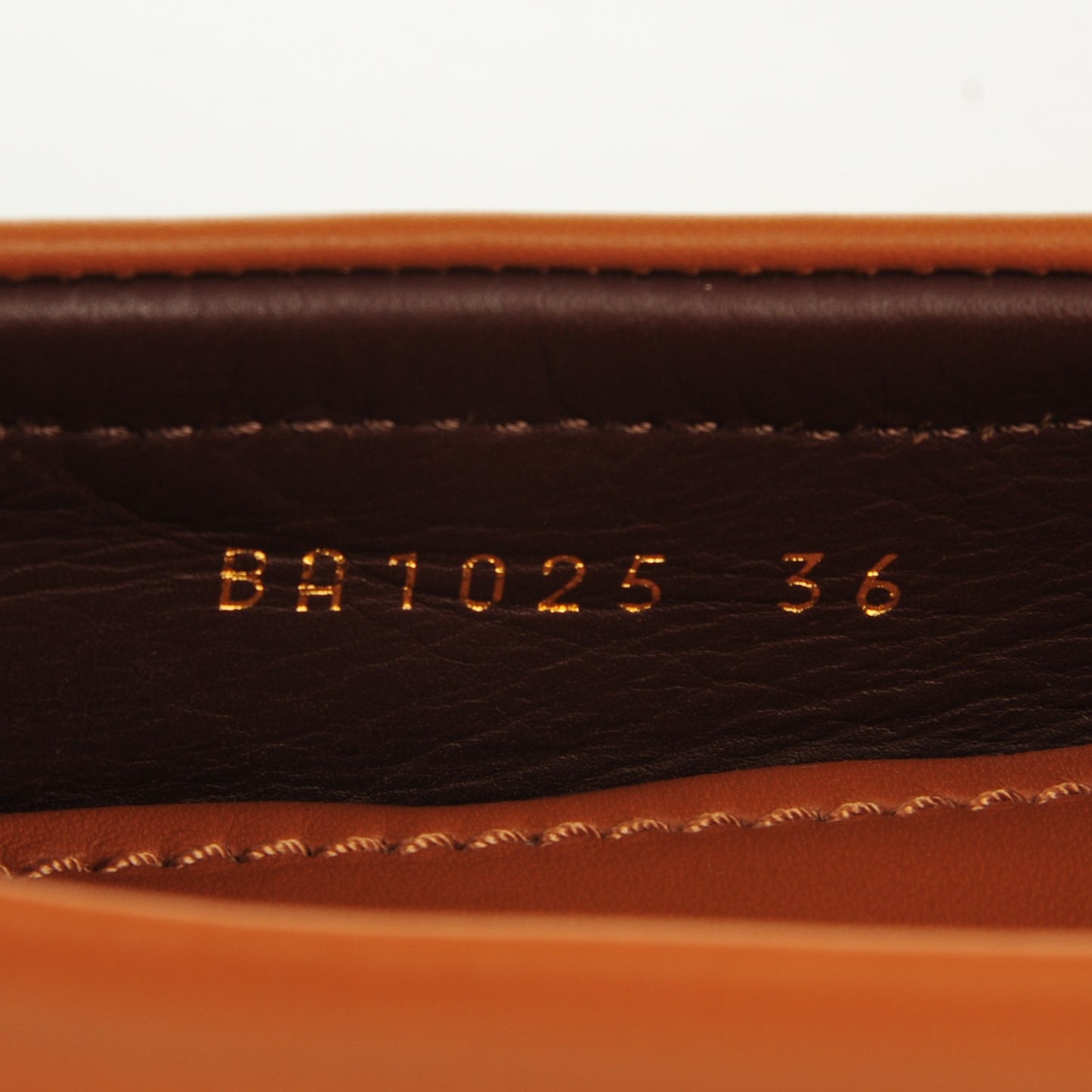 Calfskin Oxford Loafers 36 Brown